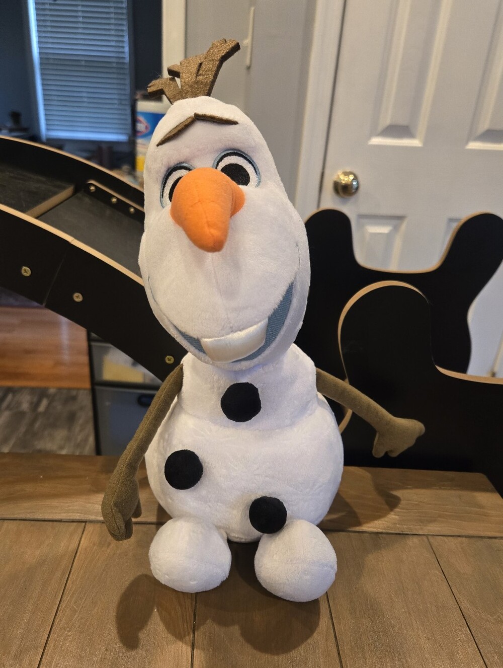 Disney Frozen Olaf Plush Toy - White & Orange Snowman